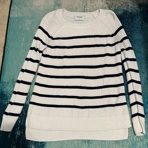 Navy Striped Sweater